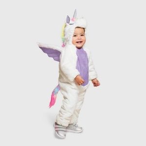Baby Girl Plush Unicorn Halloween Costume